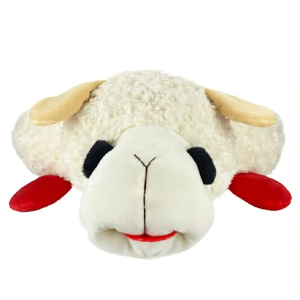 LMT: Plush Lamb (small) Pet Cozy Bed - Cream in Color